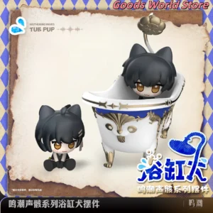 Original Wuthering Waves Figure Rover Bath dog decoration Ornament Official Genuine Kurogame Cosplay Costume Anime birthday Gift