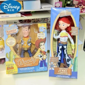 Disney Pixar Toy Story Woody Action Figure 40 Cm English Movie Sound Character Doll Cowboy Costume Birthday Gift for Children
