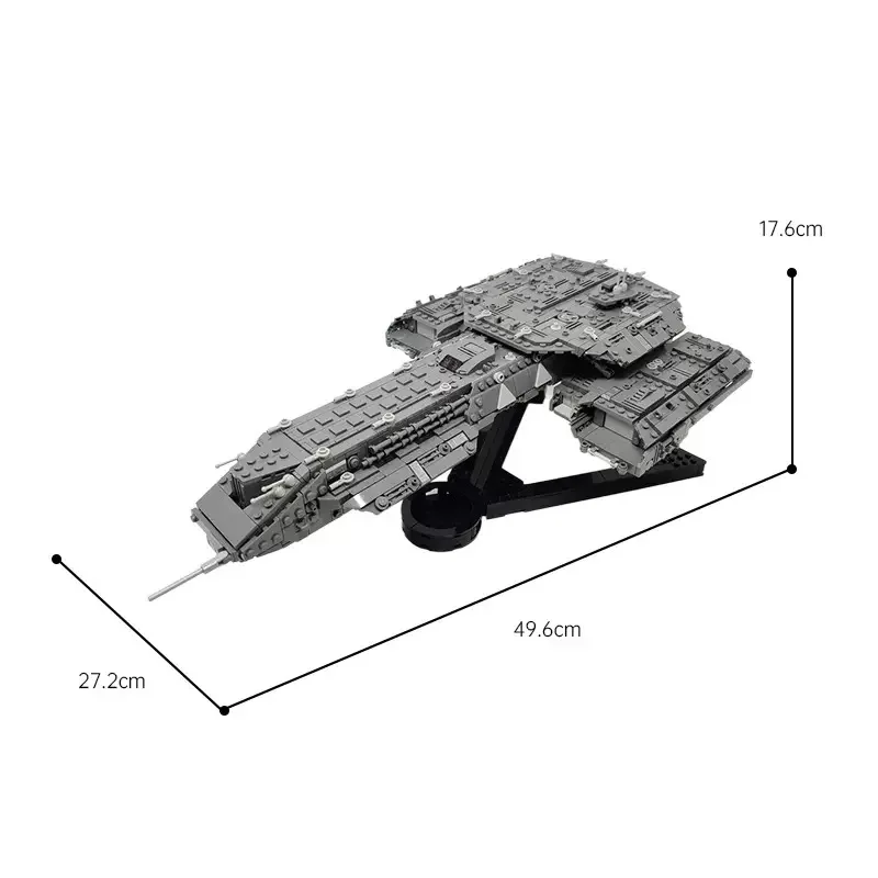 MOC-136473 Stargate BC-304 Daedalus Deep Space Carrier-class Battle Cruiser Model Building Blocks Kit Toy Birthday Children Gift