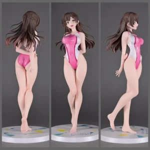 【New】25cm Rent A Girlfriend Qianhe Mizuhara Swimwear Anime Figure Kanojo Okarishimasu Ichinose Action Figure Model Toy Sexy Gift