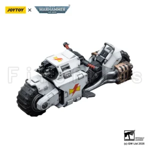 [Pre-Order]1/18 JOYTOY Action Figure 40K White Scars Raider-pattern Combat Bike Anime Collection Model Toy