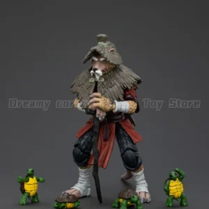 【24 Hours Delivery】JOYTOY TMNT-April O'Neil Splinter 2PCS 1/18 Action Figure Collection