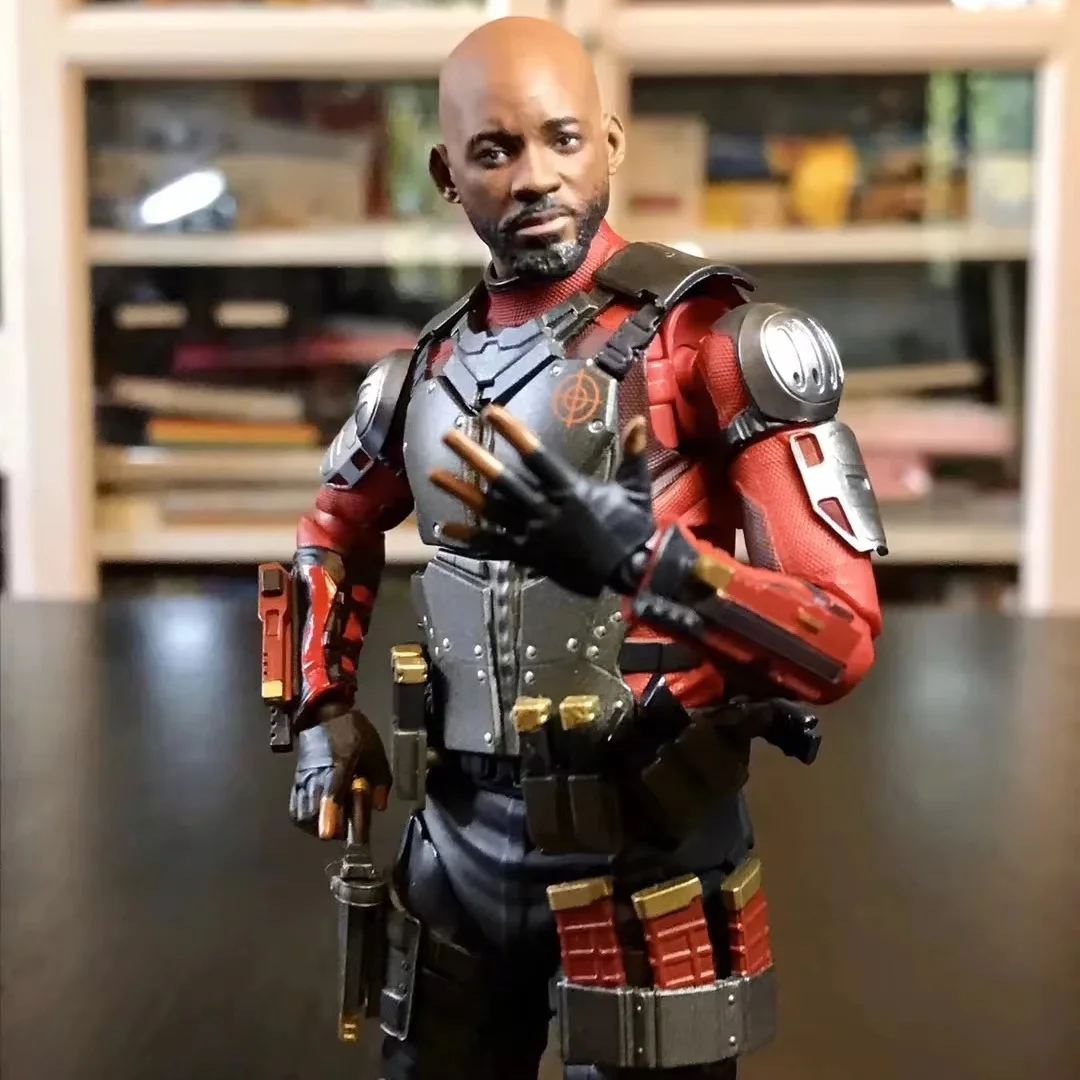 Suicide Squad Deadshot Action Figure Collectible Will SHF Hands-On Office Decorative Model for Garage Kit Toy & Hobbies