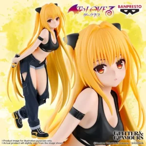 Original Genuine Bandai BANPRESTO Glitter & Glamours To Love-Ru Darkness Konjiki No Yami Street Ver 22cm Figure AS