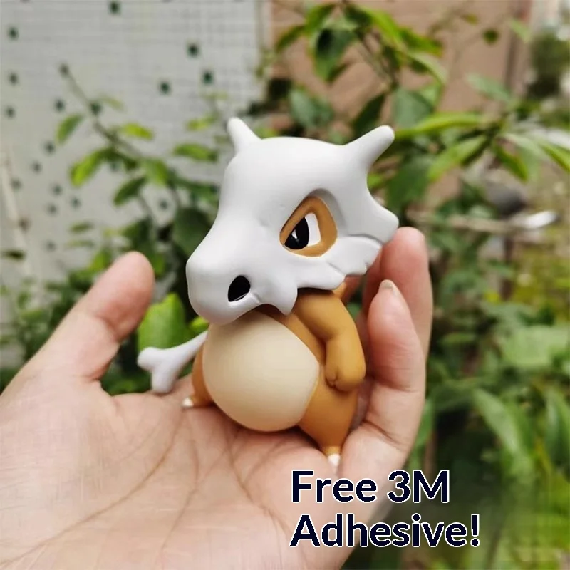2026 New Pocket Monsters Pokemon Cubone Cartoon Cute Version Anime Action Figure Toys 8cm Decorative Ornaments Doll