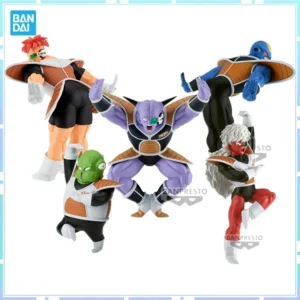 Bandai Original Banpresto Anime Dragon Ball Z Solid Edge Works Captain Ginyu Burter Jeice Guldo Recoome Action Figure Model Toys
