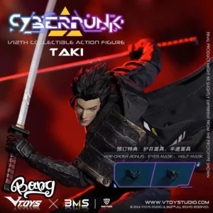 In Stock Vtoys 1 12 Cyberpunk Samurai Taki Articulated Action Figure