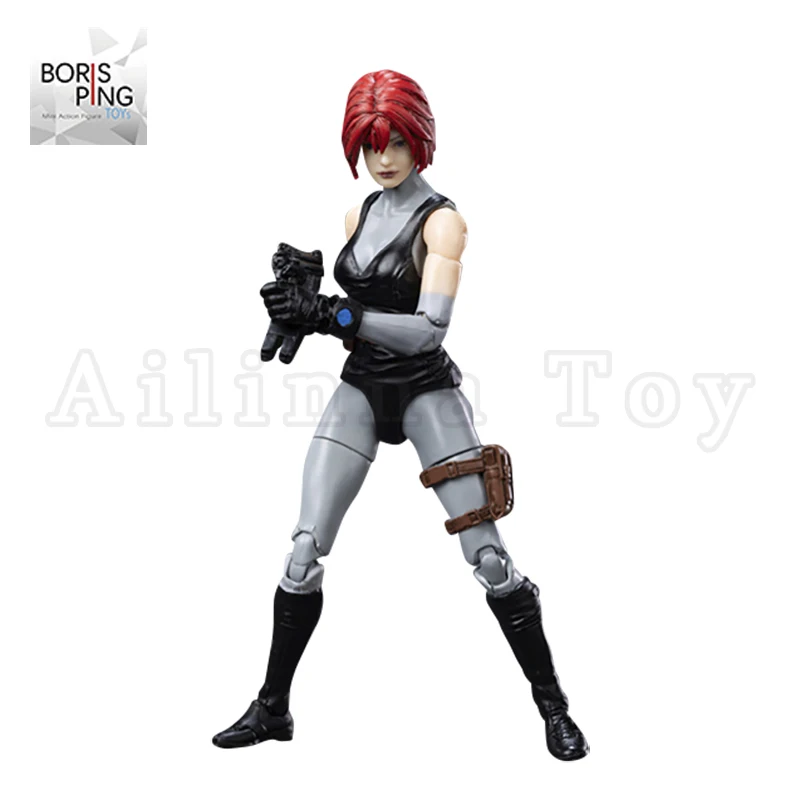 Boris Ping Toys AK18 Series 1/18 Action Figure Wave 2 Agent Wang and Avina (Standard) Anime Model
