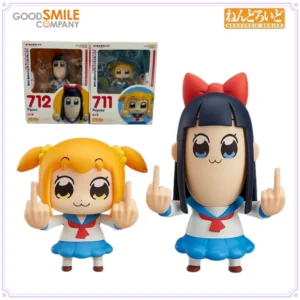 GSC Original Nendoroid Series No.711 Popuko and Pipimi Out of Print Peripheral Figure Toys for Boys Gifts Collectible Ornaments