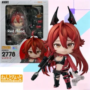 Brand new In Stock GSC Original Box Nendoroid 2778 NIKKE RED HOOD Anime Action Figure Model Toy Gift for Kids Foam Box Packaging