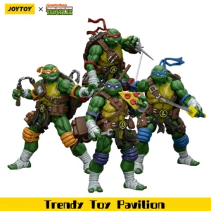 【JOYTOY】TMNT-Donatello Raphael Leonardo Michelangelo 4PCS 1/18 Action Figure Toys