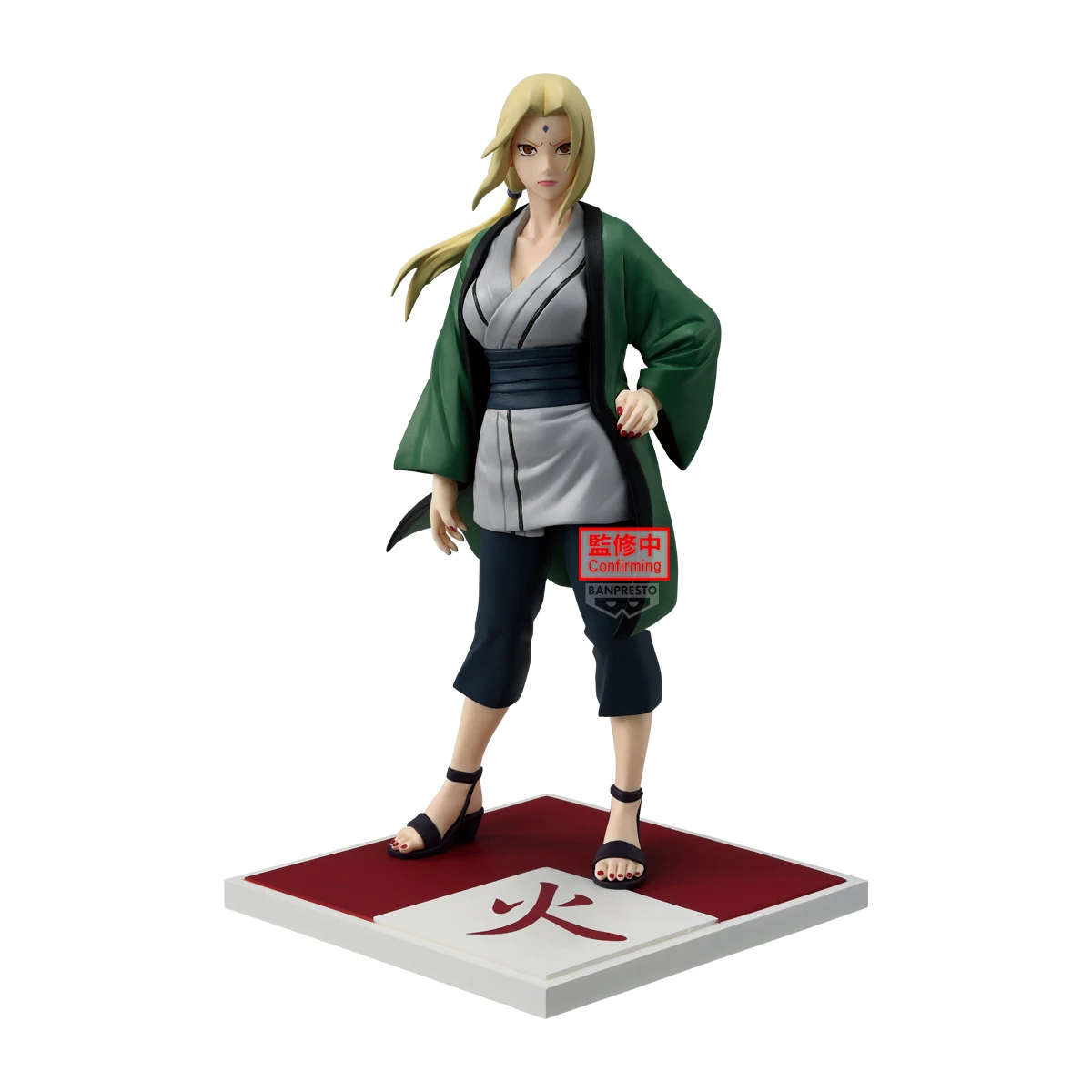 Original Banpresto BANDAI Naruto Tsunade Naruto：Shippūden Anime Figures Action Figure Action Figurine PVC Toys