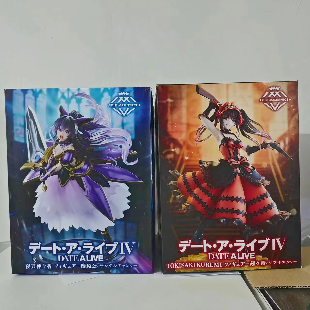 In Stock Anime Figure Original Taito DATE A LIVE Artist MasterPiece AMP Zafkiel Tokisaki Kurumi Yatogami Tohka Toys Gift Model