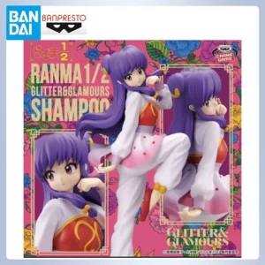 In Stock Bandai Original Spirits Banpresto Glitter & Glamours Ranma 1/2 Shampoo Collection Series Model Cartoon Character Garage