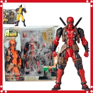 2024 New Revoltech Yamaguchi Wolverine Deadpool Comic Version Action Figure Model Toys Joint Movable Birthday Gift For Friends