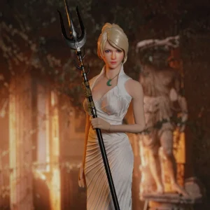 SUPER DUCK SET091 1/6 Fantasy Witch Head Sculpt Dress Set Model Fit 12-inch Female Soldier TBL S10D Action Figure Body