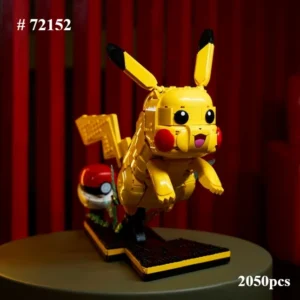Pikachu Construction 72152 Building Blocks Set Compatible With Legoed Particles Suitable For Halloween Christmas Gifts 2050PCS