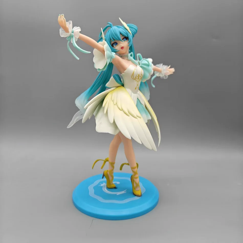 New Hatsune Miku Chang'e Anime Figure Bauhinia Classic Dance Swan Lake Action Golf Figure Pvc Banpresto Model Collection Toy - Image 3