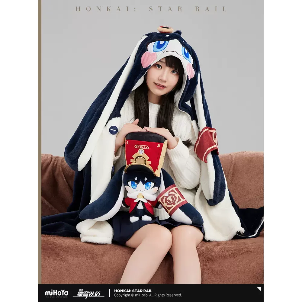 Sunsyea Honkai Star Rail Official Merch miHoYo Original Authentic Themes Series Pom Pom Blanket