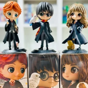 14cm Original Bandai Q Posket Harrys Potter Series Version Role Draco Malfoy Hermione Action Figure Anime Collectible Kids Dolls