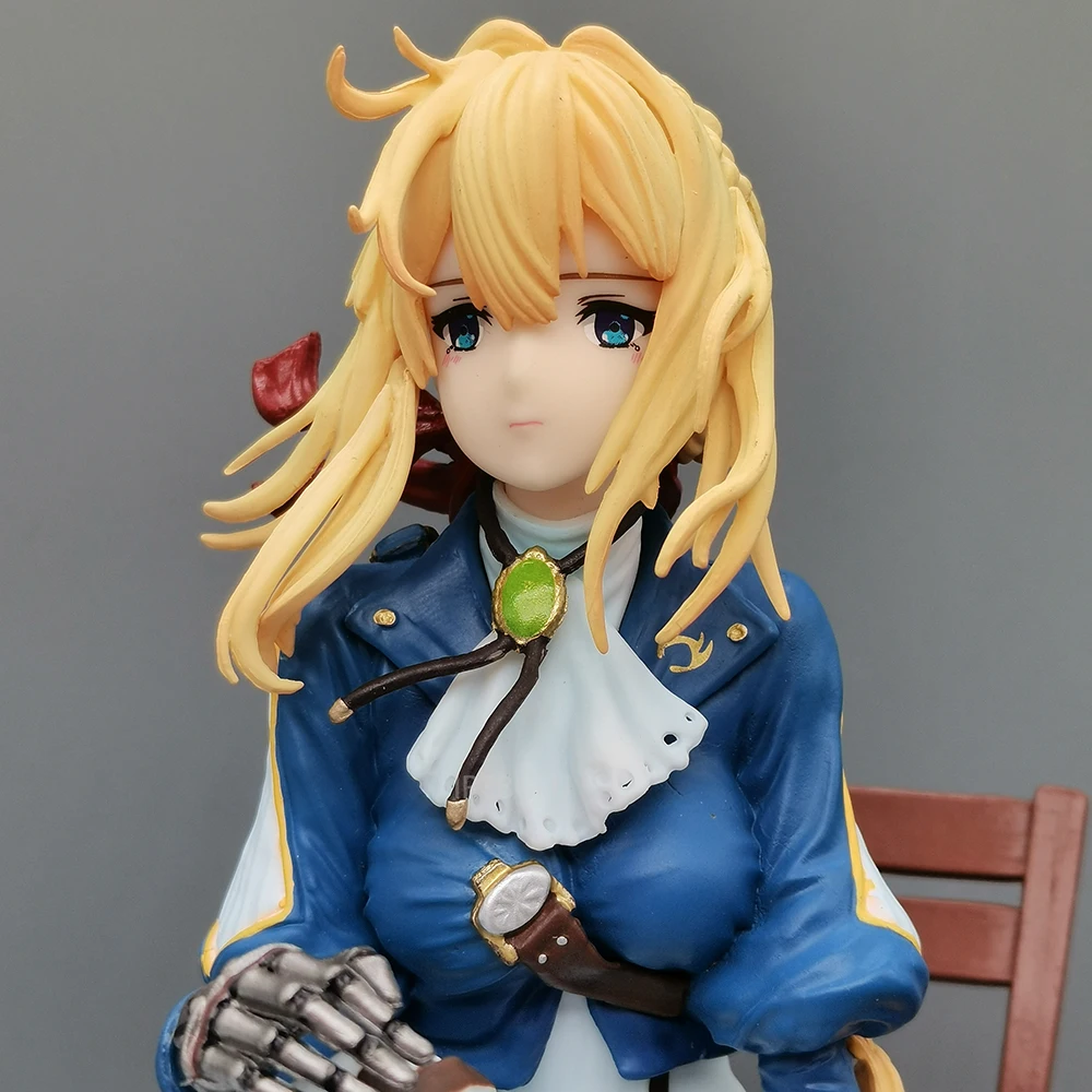 28cm Violet Evergarden Girl Toys Japanese Anime PVC Action Figure Toy Game Collectible Model Doll - Image 5