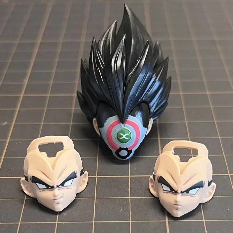 Dragon Ball Beast God B001 Head Vegeta Carving Mask Face Fine Reproduction Edition Anime Toy Iv Black Hair Head Carving Toy