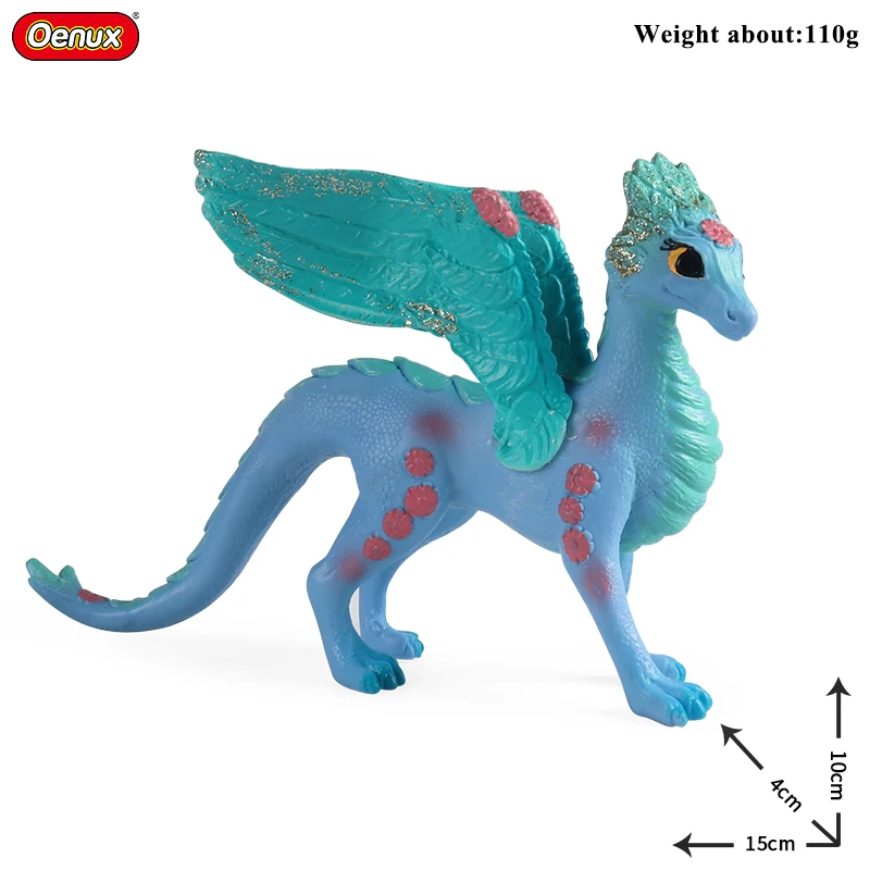 Oenux Beauty Fish Princess Mermaid Action Figures Model Elves Elf Pegasus Animal Figurines Doll Kid Toy Girl Gift Cake Toppers - Image 41