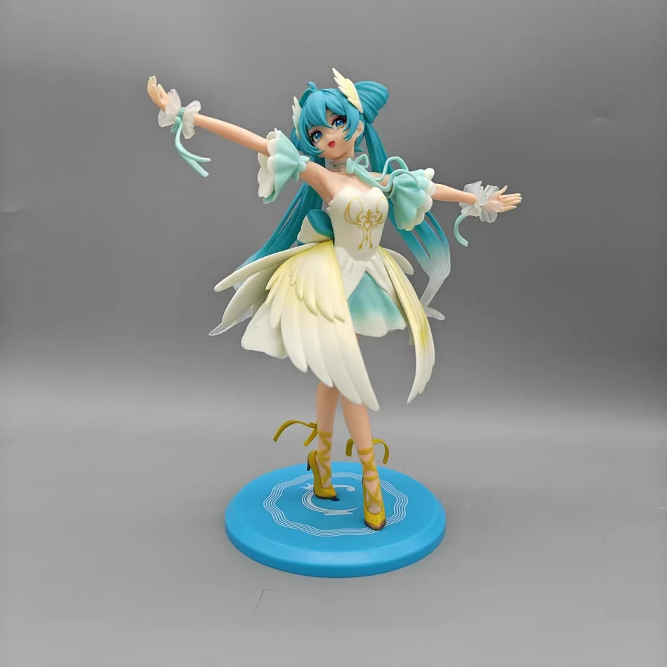 New Hatsune Miku Chang'e Anime Figure Bauhinia Classic Dance Swan Lake Action Golf Figure Pvc Banpresto Model Collection Toy - Image 7