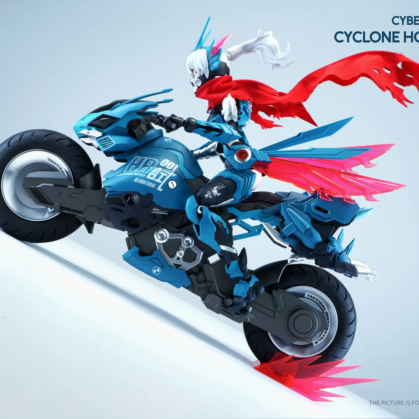 Nuclear Energy Matrix Hurricane Locust Yefengchan Dual-Component Articulated Mecha Girl Assembly Model Figure