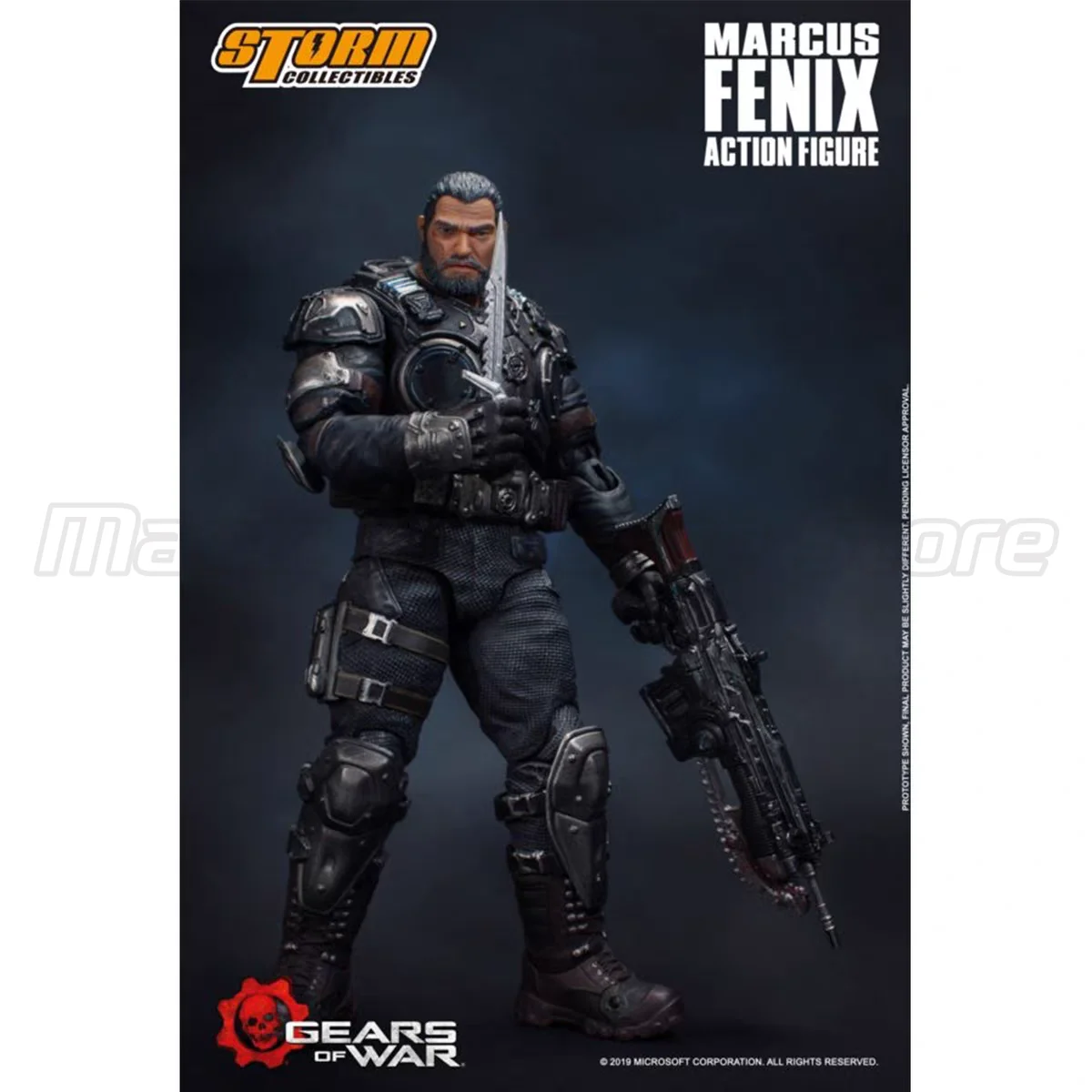 【MT】Storm Collectibles Gears of War MARCUS FENIX 1/12 Action Figure Toy Collection