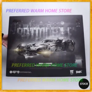 In Stock Xiwanshe BATMOBILE 1/12 ASSEMBLY MODEL Movable Model Toys Batman With LED Bat car