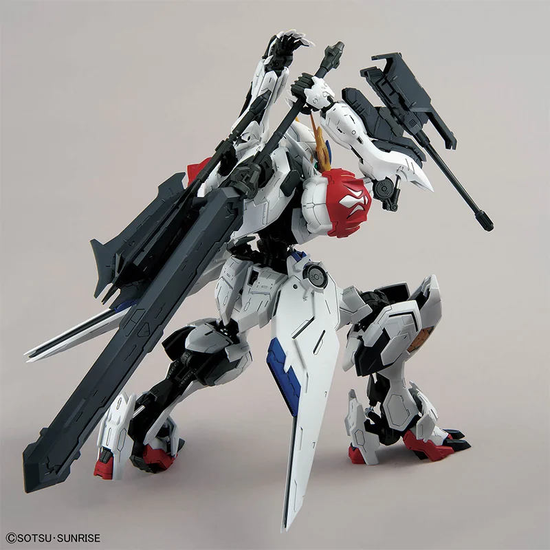 Bandai Original MG 1100 Gundam Barbatos Lupus Model Kit In Stock Action Figure Assembly Robot Toy Gift For Kids