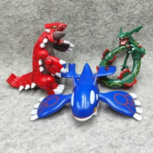 Pokemon Anime Cute Pet Collection Rayquaza Kyogre Groudon PVC Action Figures Joint Movable Model Kids Charm Toys Birthday Gift