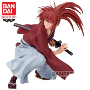 In Stock Bandai Original Banpresto Himura Kenshin Vibration Stars Action Figure Model Doll Brand New Boxed Anime Characters