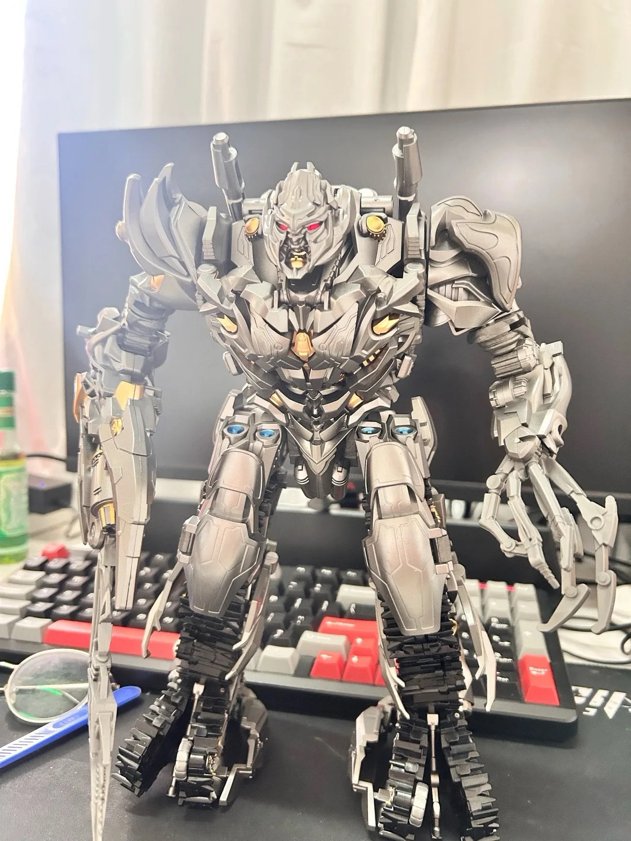 SHIDE Factory Transformation tank Mega commander LS06 LS-06 2966-26 KO Movie SS13 Oversize Alloy Action Figure model toys