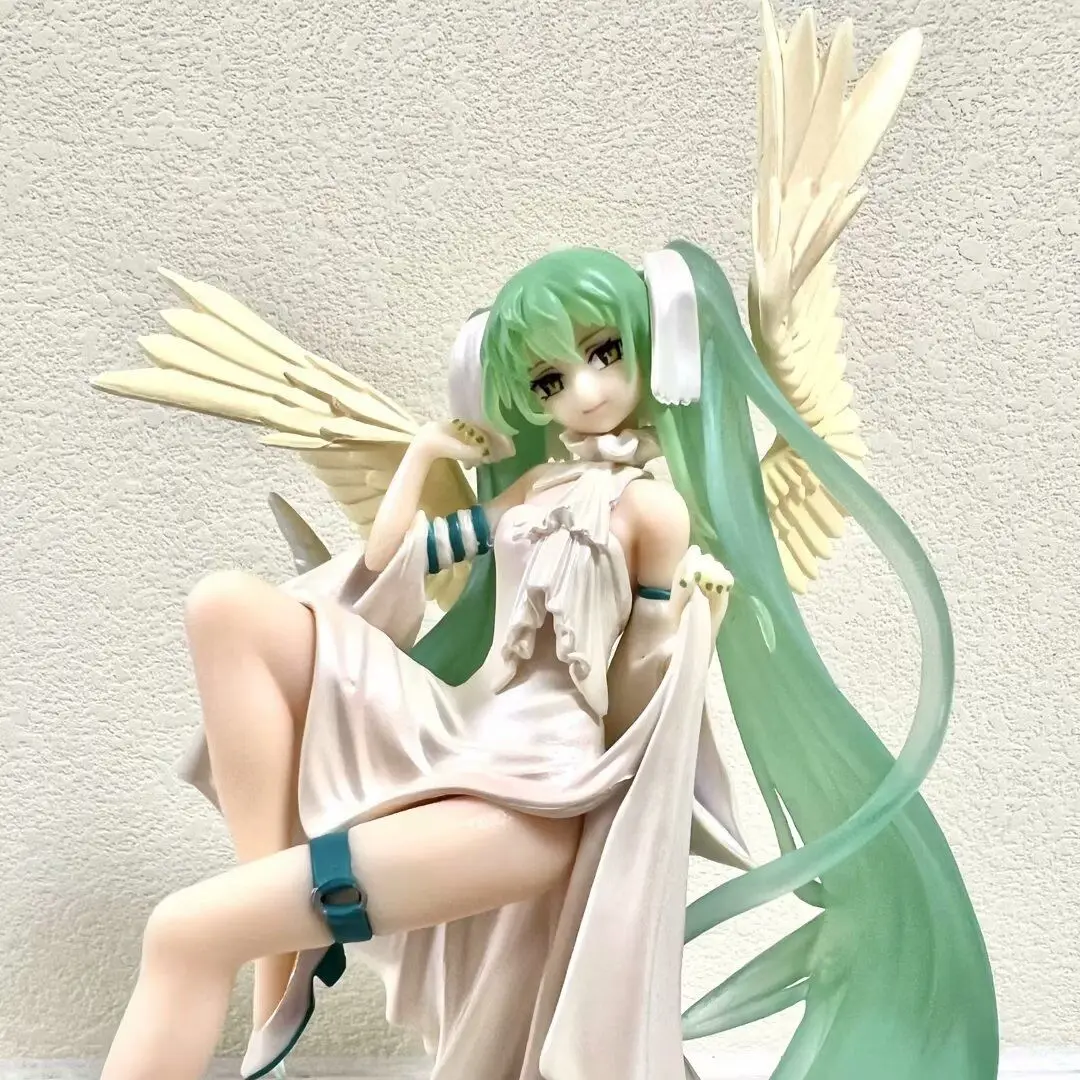 17cm Hatsune Miku Anime Figure Light And Dark Beautiful Angel Girl Action Figure PVC Collectible Model Doll Ornaments Toys Gifts - Image 6