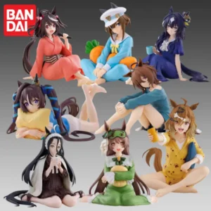 In Stock Bandai Original Banpresto Pretty Derby Relax Time Kitasan Black Takano Suisei Action Figure Model Doll Brand New Boxed