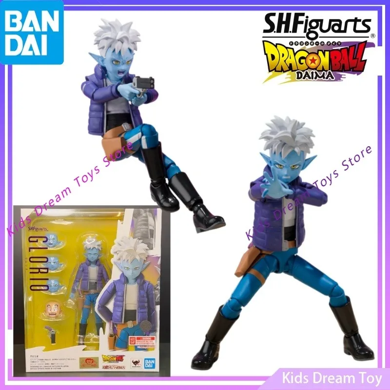 Bandai in Stock Original Tamashii Limited S.H.Figuarts DragonBall DAIMA Anime GLORIO Action Figures Toys Gifts Collectible Model