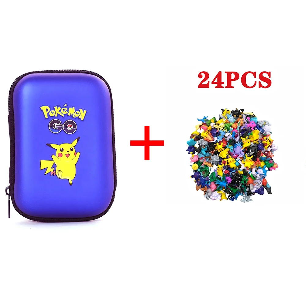 144 Pocket Monsters Toy Anime Pikachu Action Doll Storage Bag Flash Card Collection Bag Children’s Christmas Gift