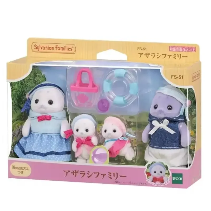 On Sale Sylvanian Family Anime Figure Baby Doll Toy Sylvanian Families Ternurines Kawaii Model Toy Room Collection Girls Gifts - Image 3