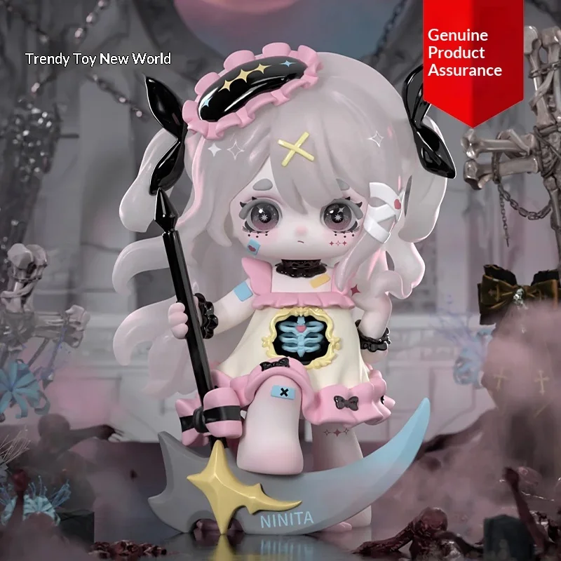 Official Ninita Witch Apocalypse Series Blind Box – Cute Gothic Style Collectible Figures Desktop Decor Trendy Art Doll Gift for