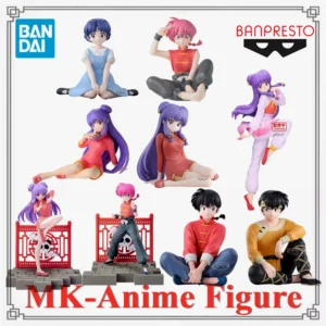 SEGA  Original BANDAI Ranma 1/2 Luminasta Tendou Akane Shampoo Ranma Anime Action Figures Model Figurine PVC Toys Model Gift