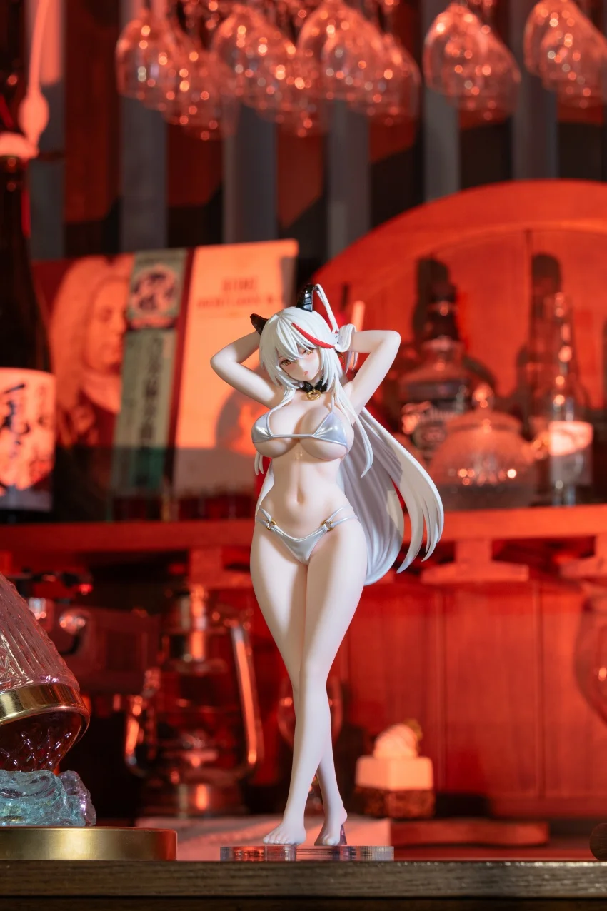 New 28CM Azur Lane KMS Aegir Bikini swimsuit Girl Anime Figure PVC Action Figure Model Collection Statue Decorative Ornament Toy