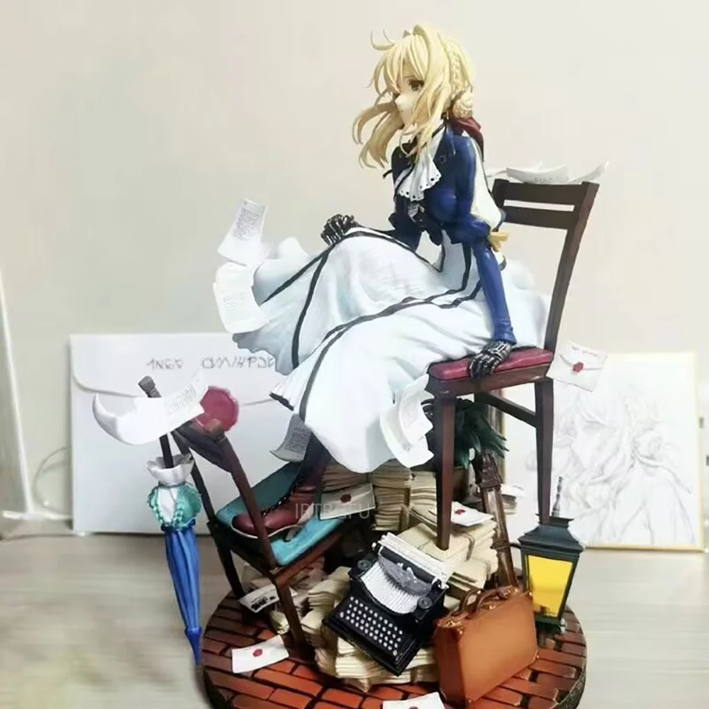 28cm Violet Evergarden Girl Toys Japanese Anime PVC Action Figure Toy Game Collectible Model Doll - Image 7
