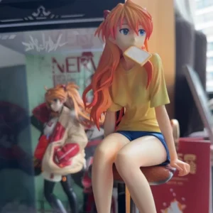 In Stock Animeneon Genesis Evangelion Action Figure Model Asuka Langley Soryu Desktop Decor Dolls Figures Collect Toy Gift