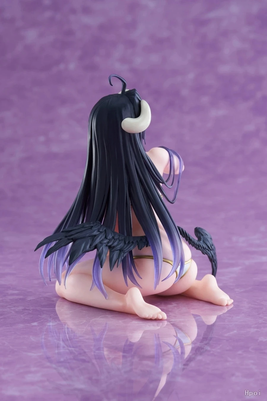 13cm Anime Figure OVERLORD Anime Figure Desktop Cute Swimsuit Albedo Action Figure Collection Model Toy Fans Birthday Gift