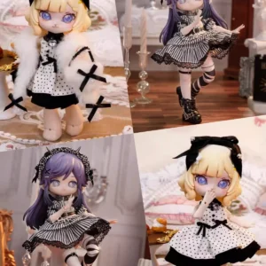 【No Figure】COME4FREE 1/12 Female Doll's Clothing Accessories Daily Series Tea Time Party Outfit Fit OB11 GSC UFDOLL12in Figure