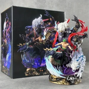 One Piece Anime Figure LX Sauron Handmade King Hell Yan Mo Luo Luo Noah Model Statue Decoration Home Accessories Christmas Gift