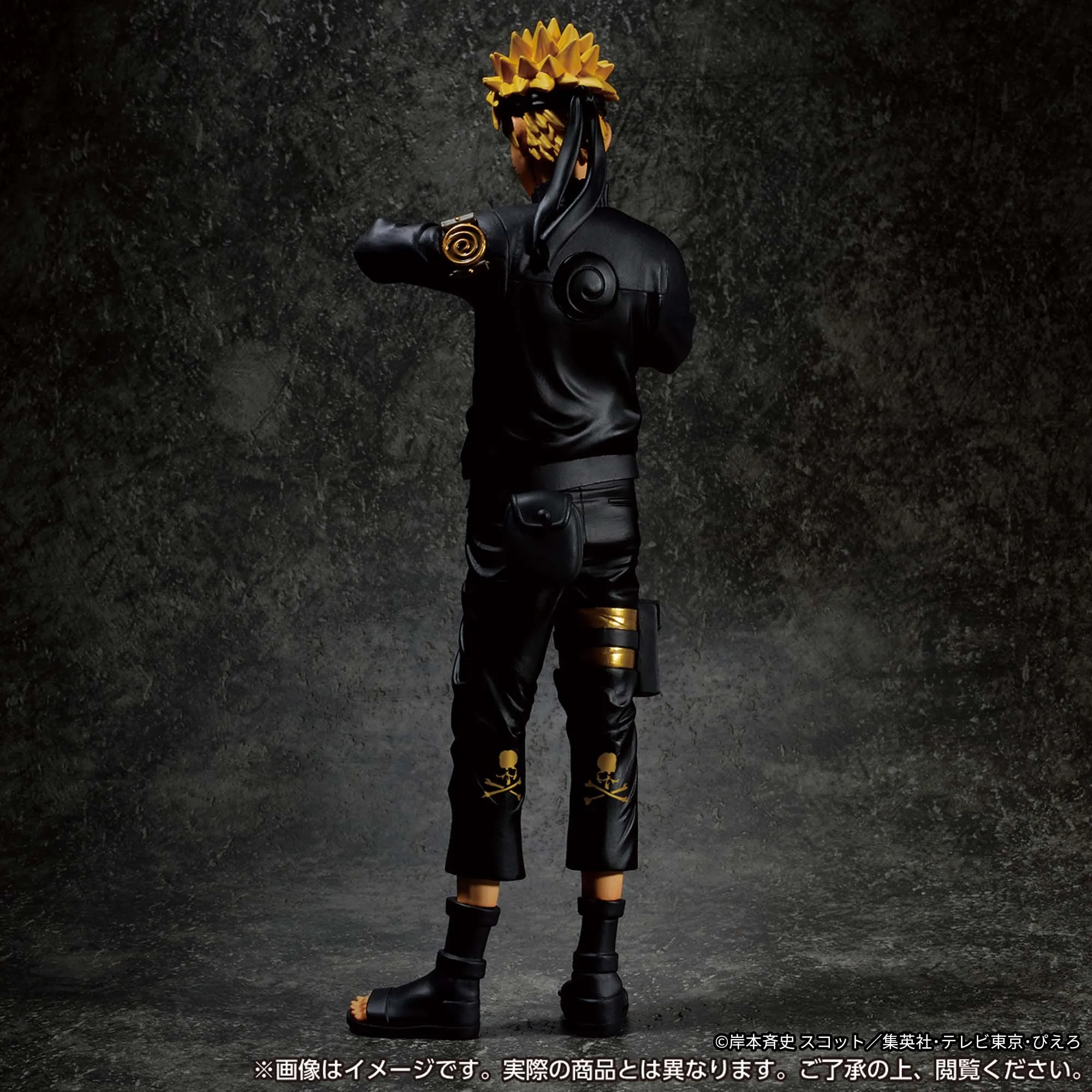 Bandai Original Grandista nero NARUTO Anime Figure Uchiha Sasuke Hatake Kakashi Haruno Sakura Action Figure Toys for Kids Gifts
