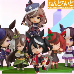 In Stock GSC Original Box Nendoroid Uma Musume Kitasan Black Satono Diamond Rice Shower Anime Action Figure Model Gift for Kids